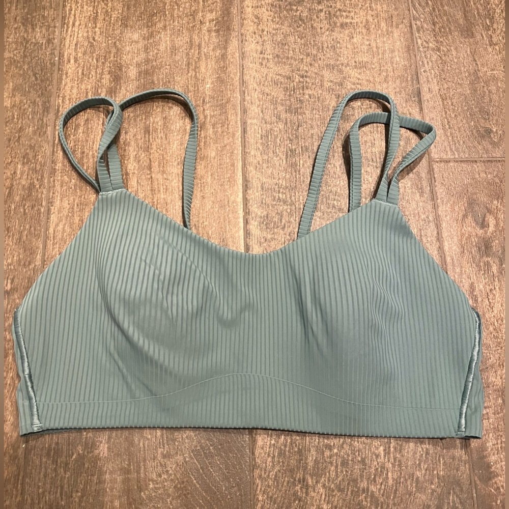 Lululemon Like a Cloud ribbed bra Tidewater Teal